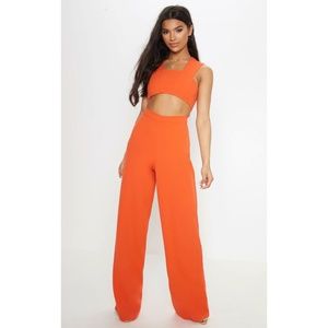 PrettyLittlething Orange Jumpsuit